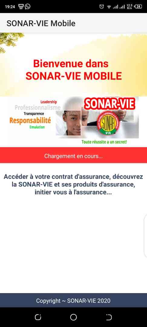 Appli mobile SONAR-VIE